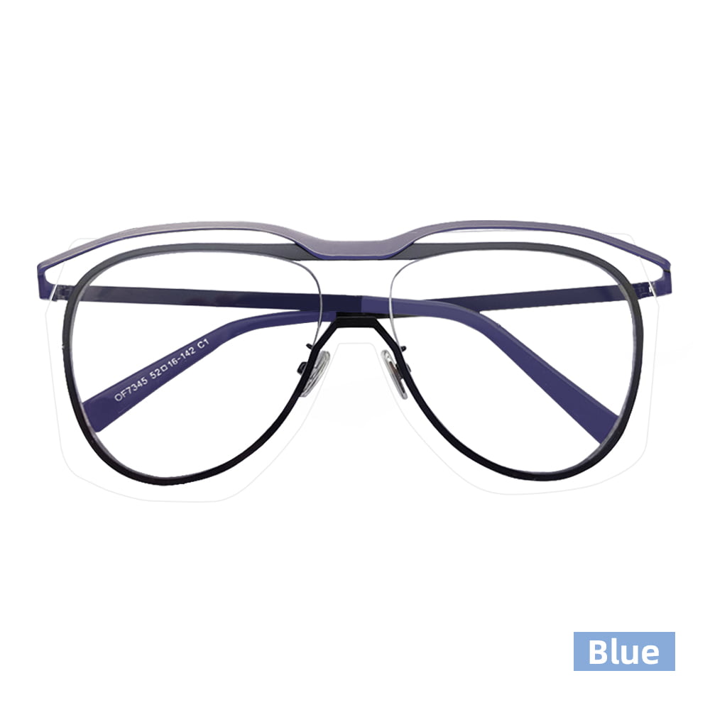 AZORB Blue Light Blocking Glasses for Women Men Vintage Round TR Frame Eyeglasses