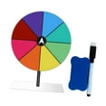 thumbnail image 4 of Rueda de ruleta con borrador de lápiz de borrado de lápiz Conjunto de premio de rueda portátil portátil para eventos de carnaval tiendas de fiestas en Base rectangular, 4 of 8
