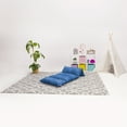 thumbnail image 3 of Posh Creations Kids Floor Pillow Cover - Premium Cushion and Lounger Covers for Pillows (Pillows Not Included) Royal Blue, 3 of 3