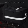 thumbnail image 4 of Rear Bike Rack Bag, Reflective Strap Bicycle Rack Bag  For Travel, 4 of 8