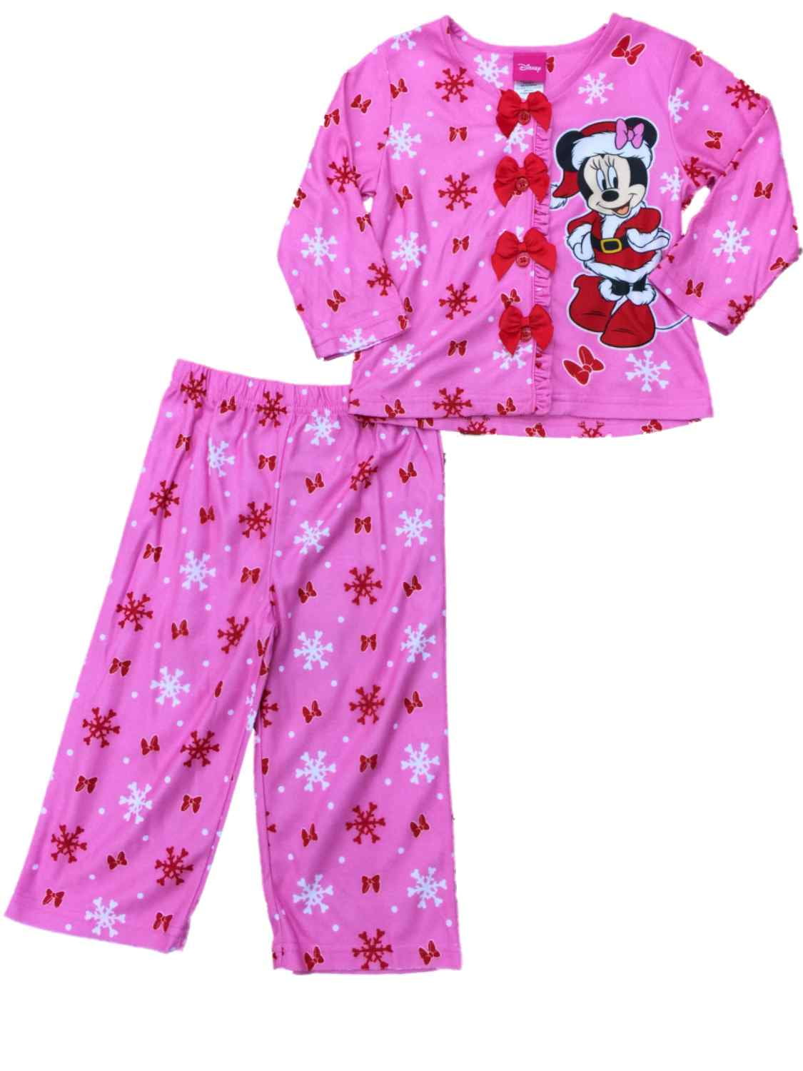 pink holiday pajamas