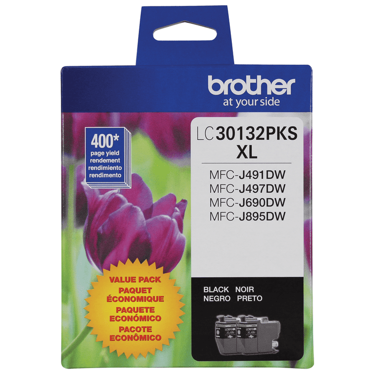 Brother Genuine 2-Pack High-yield Black Ink Cartridges for Inkjet