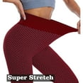thumbnail image 5 of VITOMOR Women Booty Yoga Pants Ruched High Waisted Butt Lift Textured Leggings Tummy Control Anti Cellulite for Running Gym Weight Loss, 5 of 10
