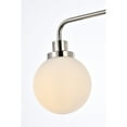 thumbnail image 4 of Living District Hanson Midcentury Modern Bath Sconce 3 Lights E12 Polish Nickel, 4 of 4
