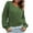 Army Green, variant on Lilgiuy Women‘s Three-dimensional Feather Sweater V-Neck Solid Knitted Casual Lantern Long Sleeve Tops Blouse,Orange,8(L) Winter Clothes for 2022