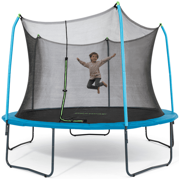 Bestway Xtreme Air 12 ft Trampoline for Kids & Adults, No-Gap Enclosure, Foam-Padded Poles
