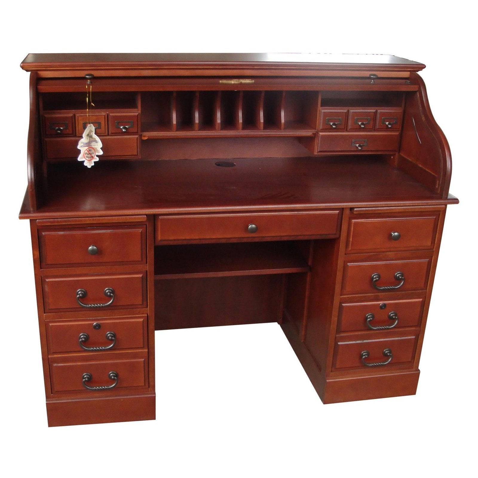 Chelsea Home Furniture Mylan 54 In Roll Top Desk Walmart Com