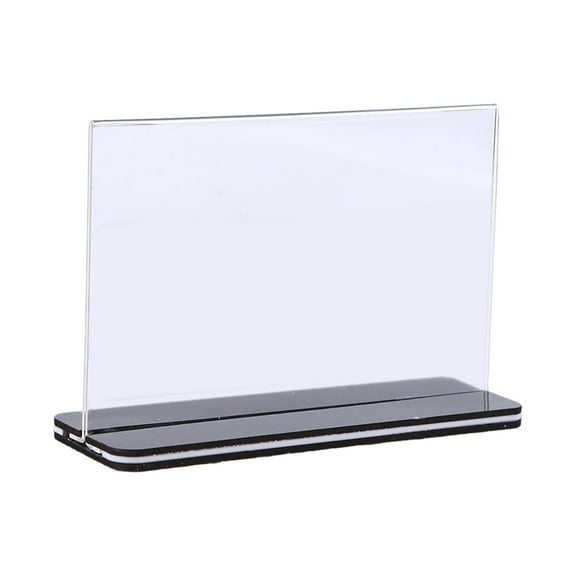 hengtong Acrylic Sign Holder Desktop Display Stand Horizontal Clear Flyer Document Holder