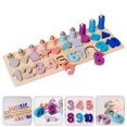 thumbnail image 3 of 1 Set Montessori Toy Toddler Wooden Puzzle Shape Matching Toy Educational Toy, 3 of 9