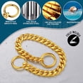 thumbnail image 4 of Collier pour Chien 10mm Collier Antidérapant Maillon Cubain Chaîne en Acier Inoxydable Robuste pour Chiens (14 Pouces), 4 of 4