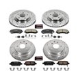 thumbnail image 3 of PowerStop Front and Rear Z23 Evolution Sport Carbon-Fiber Ceramic Brake Pad and Drilled & Slotted Rotor Kit Fits: INFINITI NISSAN Select Models K7584, 3 of 10