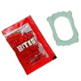 thumbnail image 5 of Bloody Bites Watermelon Vampire Novelty Candy 2.4Oz Vampire Teeth Snack Individually Wrapped Trick or Treat Candies Halloween Party Favor Basket Bag Fillers Stocking Stuffer Dessert Bars Pack of 2, 5 of 7