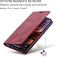 thumbnail image 5 of Case for iPhone 14 Pro Max,PU Leather Folio Flip Wallet Case with [RFID Blocking] Card Holster Kickstand Magnetic Closure Shockproof Phone Cover for iPhone 14 Pro Max 6.7 inch 2022 (Red), 5 of 17