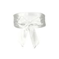 thumbnail image 1 of Cinturón Obi de satén para mujeres de tallas grandes INSPIRE CHIC, cinturón ancho de lazo autoadherente para vestido nupcial 22.83-41.73" blanco, 1 of 5