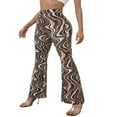 thumbnail image 2 of Bootcut Yoga Pants for Women Ripple Wide Leg Bell Bottom Flare Trouser, 2 of 5