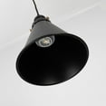thumbnail image 3 of FSLiving Full Spectrum 15W LED Plant Grow Light H-Type Track Lighting Pendant Retro Black Spot Light Cone Shape, Halo Track Light Industrial Style for Indoor Plant Kitchen Island, Customizable, 3 of 9