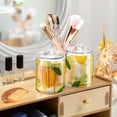 thumbnail image 6 of Yellow Stripes Bows Lemons Translucent Plastic Cans Storage Canisters with Lid Set of 2, 6 of 7