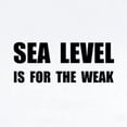 thumbnail image 2 of CafePress - Sea Level For The Weak Body Suit - Baby Light Bodysuit, Size Newborn - 24 Months, 2 of 4