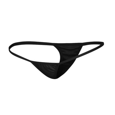 wofedyo Women Lace V-String Briefs Panties Thongs Lingerie Underwear Thongs For Women Pack Black L