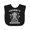 AB-Black, variant on Inktastic Christmas Grammy's Little Reindeer with Candy Canes Boys or Girls Baby Bib