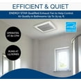 thumbnail image 6 of Broan-NuTone AE80B Invent Energy Star Qualified Single-Speed Ventilation Fan, 80 CFM 1.5 Sones, White, 6 of 6