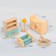 thumbnail image 4 of 30 Unids Simulación Muebles de Madera en Miniatura Juguetes DIY Escena Modelo Photo Props Casa de Muñecas Muebles Conjunto para Dormitorio Sala de Baoblaze Organizador de joyero, 4 of 8