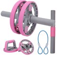 thumbnail image 2 of Abdominal Roller Exerciser, Multi-functional Exercised Anytime Abdominal Wheel Simple Design With Fitness Abdomen Wheel Set For Family For Travel For Home ANGGREK Otros, 2 of 8