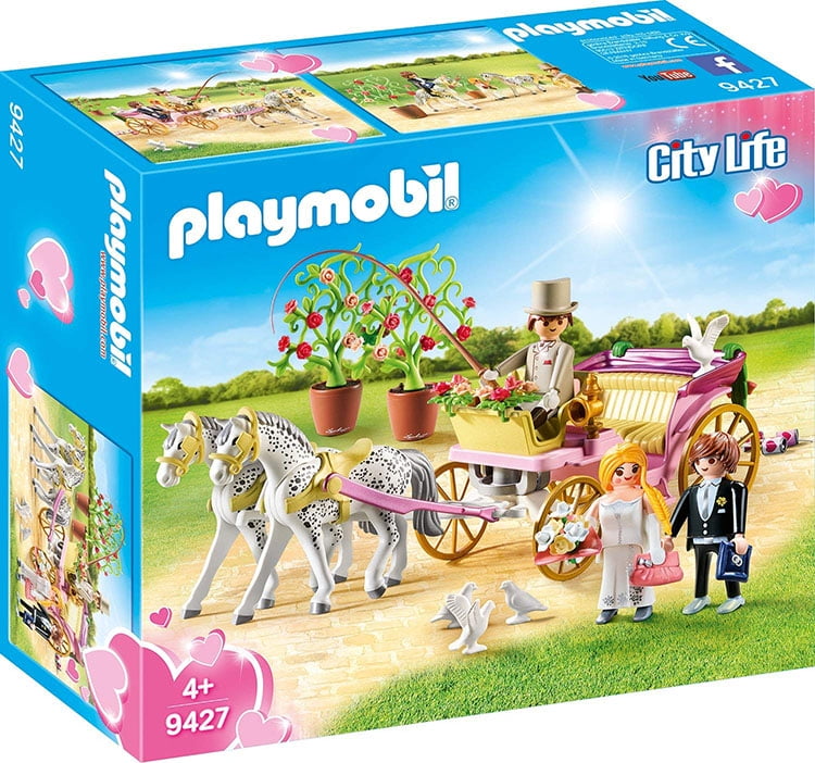 Playmobil City Life Wedding Carriage 9427 for Kids 4 and up 