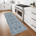 thumbnail image 3 of GLATTICE Washable Runner Rug 2x7 Blue Runners Non-Slip Ultra Soft Printed Distressed Medallion Floor Carpet Runner for Bedroom Hallway Kitchen, 3 of 9