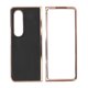 thumbnail image 1 of Funda para teléfono móvil Funda protectora para teléfono de piel de vaca galvanizada nano con grano cruzado para Samsung Galaxy Z Fold 4, color negro, 1 of 10