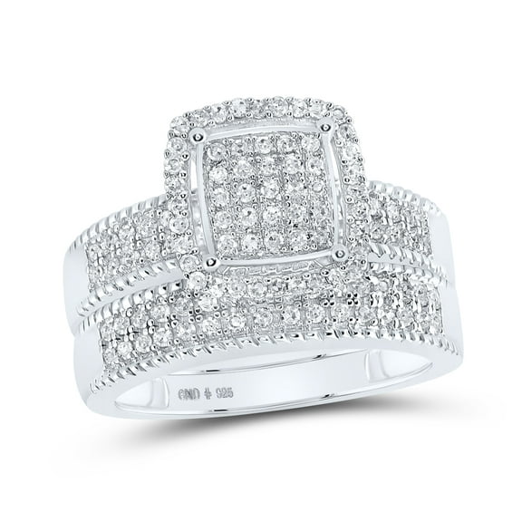 Sterling Silver 7/8ct. Diamond P1 Gift Trio Set