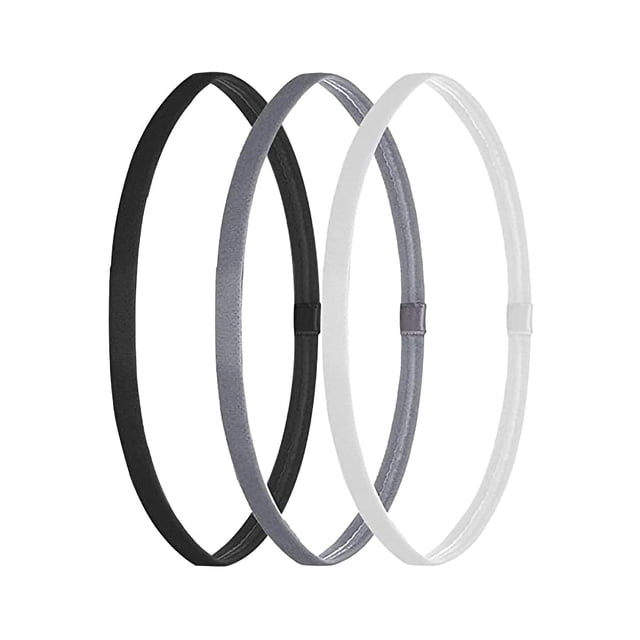 sweethay 3 unids/set banda para el cabello antideslizante elástico Unisex banda para el sudor deportes Fitness Hairband Uniforme atlético
