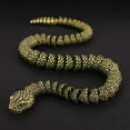 thumbnail image 4 of Cobra Statue Ornament Bronze Table Decorations Antique, 4 of 14