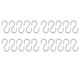 thumbnail image 1 of 20Pcs S Hooks Portable 304 Stainless Steel Metal Hanging Holder Organizer for Key Towel M3, 1 of 5