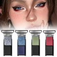 thumbnail image 3 of ZOUBAOQ Red And Black Eye Shadow Plate Matte Dark Makeup Party Goth Metal Punk Gothic Makeup Makeup, 3 of 8