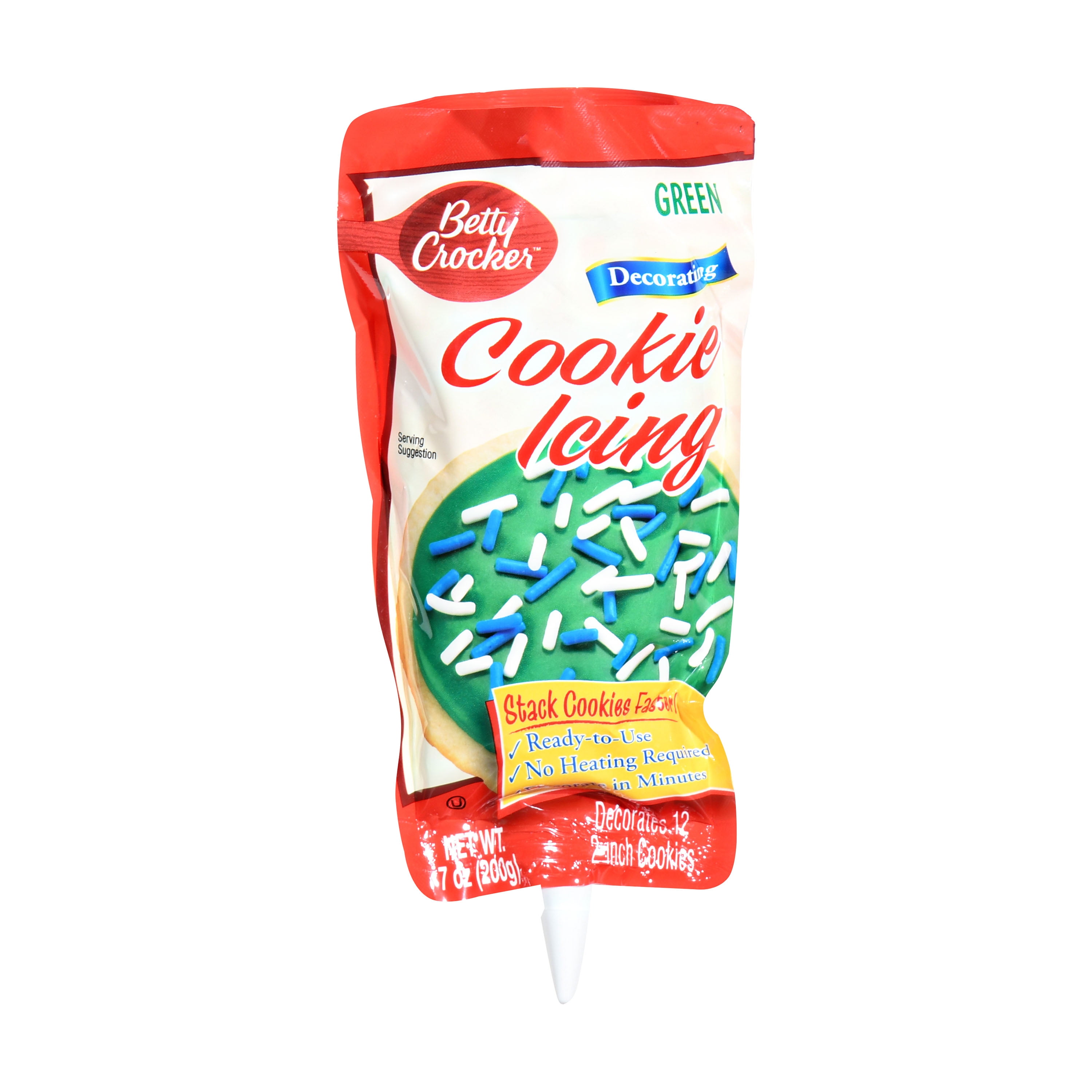 Betty Crocker Cookie Icing Green, 7 Ounce