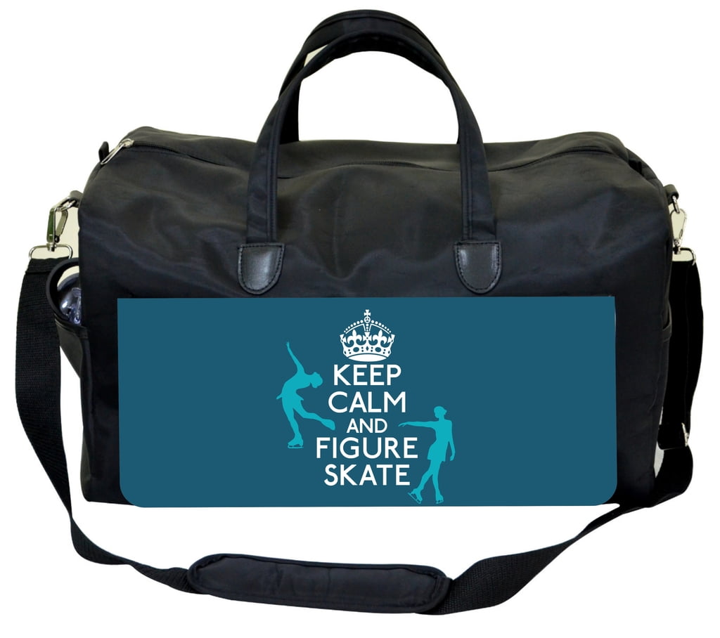 Keep Calm and Figure Skate Jacks Outlet TM Skating Bag by Jacks Outlet
