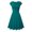 Army Green, variant on TQWQT Women's Wedding Guest Dress Elegant Vintage Cotton Casual Flared A-Line Swing Party Cocktail Dresses