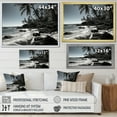thumbnail image 4 of Designart "Coastline Dreams Coastal Tropical painting" Beach & Ocean Floater Framed Wall Art Print, 4 of 7