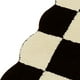 thumbnail image 1 of Alfombra mullida, alfombra de corredor, alfombra de corredor blanca y negra, alfombra de corredor, funcionalidad inteligente, 1 of 12