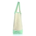 thumbnail image 7 of DALIX Watermelon Tote Bag Reusable Grocery Natural Canvas Fruits in Mint Green, 7 of 7
