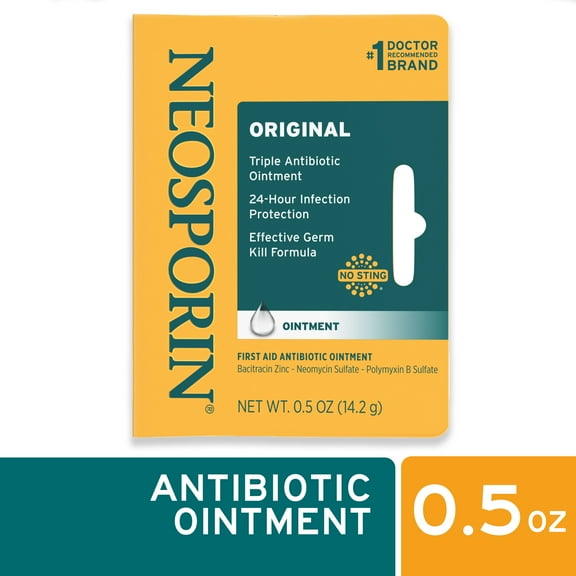 Neosporin Original Triple Antibiotic Ointment, Bacitracin Zinc, .5 oz