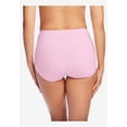 thumbnail image 6 of Comfort Choice Plus Size Cotton Spandex Comfort Waist Brief 2-Pack, 6 of 6