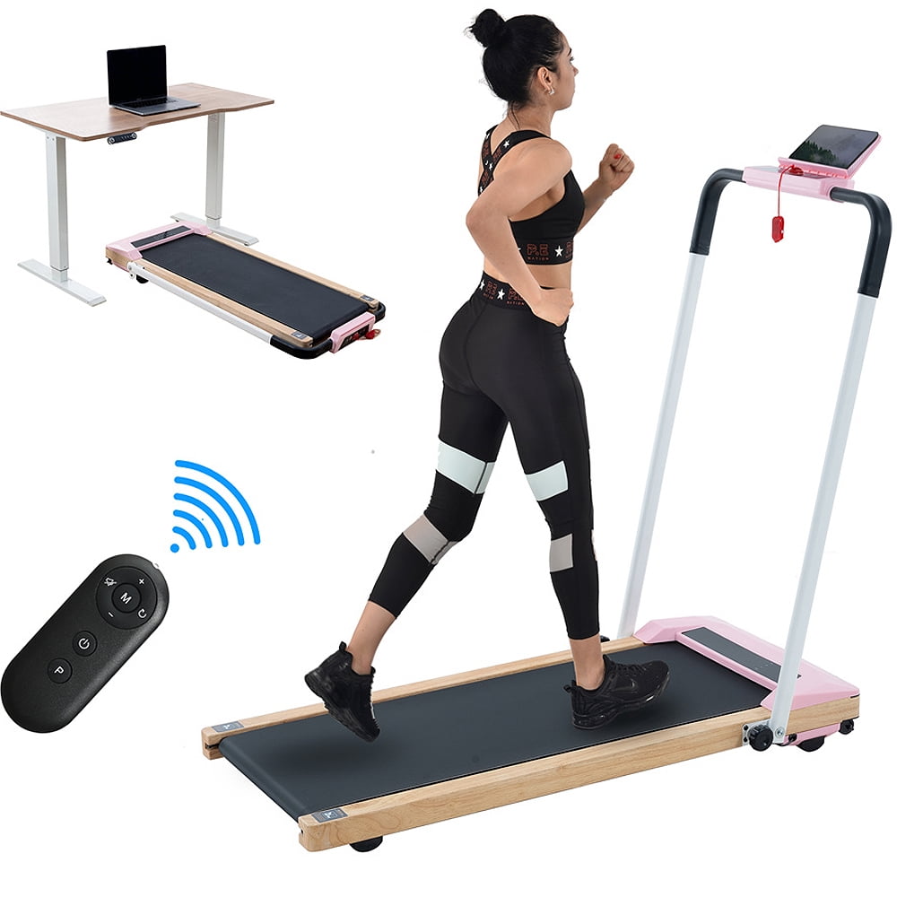 2.25HP Folding Treadmill 220 lb Capacity with 12 Modes, Remote Control