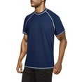 thumbnail image 3 of Playeras Para Gimnasio Para Hombre, Camiseta De Natación Corta Upf 50+, Camiseta Para Correr, Trajes De Baño, Natación, Senderismo, Camisetas De Entrenamiento, 3 of 4