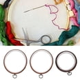 thumbnail image 1 of Embroidery Hoops, Oval Frame Embroidery Frame Cross-Stitch Hoop Ring, Stitching Silk Painting, 1 of 7