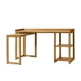 thumbnail image 3 of Better Homes & Gardens Ezra Modular L Desk with 2-Cube Storage, Light Honey Finish, 3 of 7