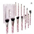 thumbnail image 4 of Buen juego de 12 brochas de maquillaje de diamante Juego de herramientas de maquillaje de diamante Brocha de maquillaje para rubor en polvo suelto Ideal para uso profesional, 4 of 6