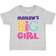 thumbnail image 3 of Inktastic Memaw Big Girl Girls Toddler T-Shirt, 3 of 5