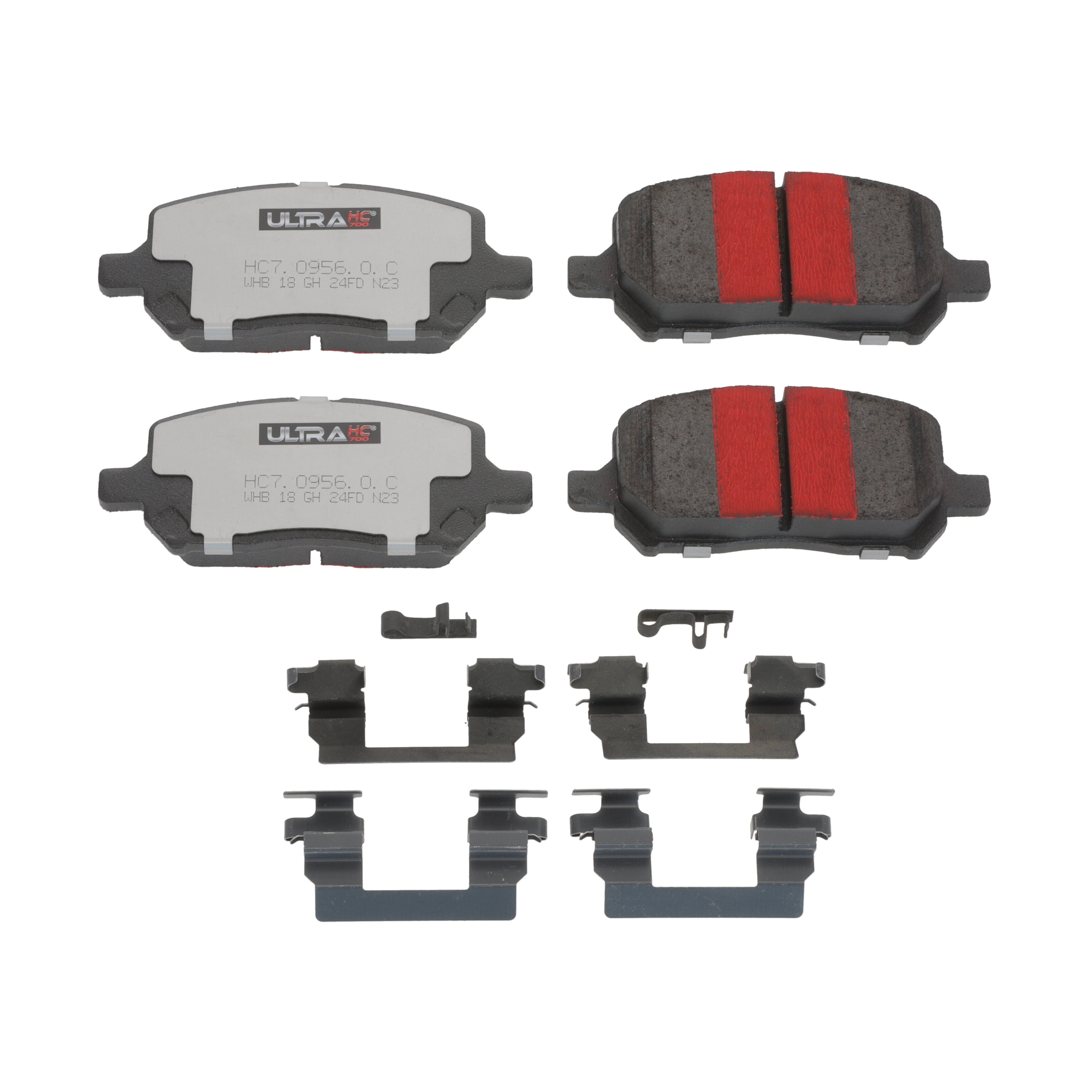 UltraHC 700 Brake Pad Set, Front HC7.0956.0.C, Chevrolet Cobalt 2010-2005